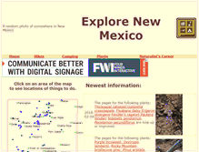Tablet Screenshot of explorenm.com